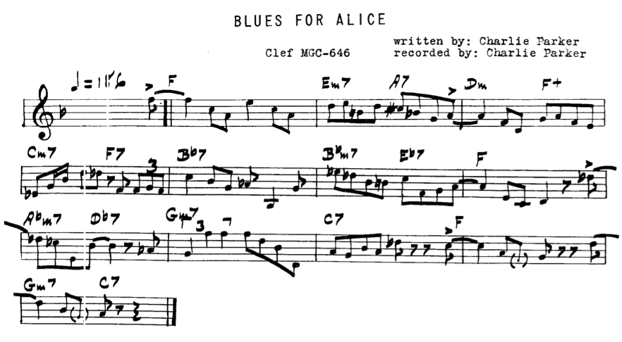 Blues For Alice Chart